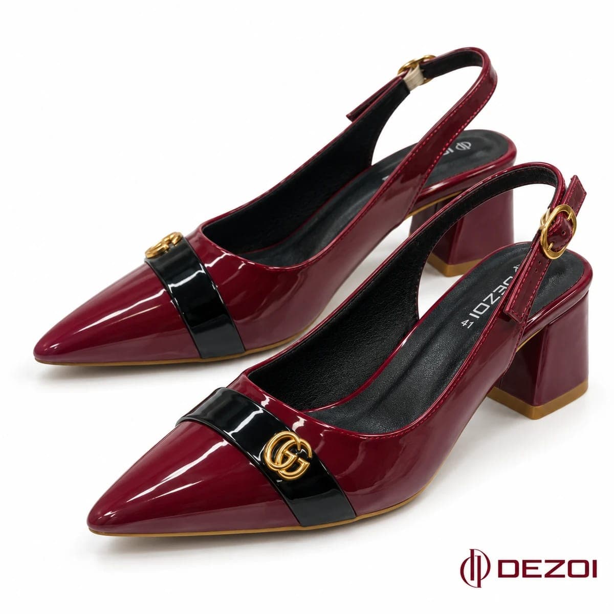 Afroza Mules angle 2